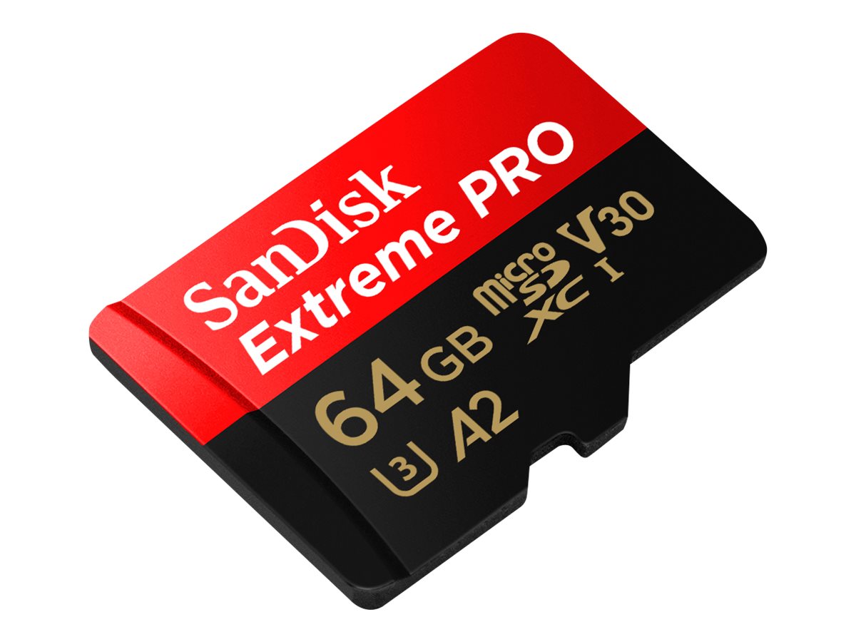 Tarjeta de memoria flash 64 GB SanDisk Extreme Pro