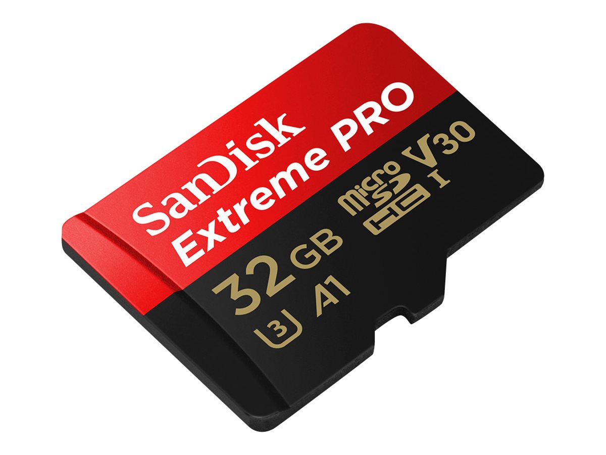Tarjeta de memoria de 32GB SanDisk Extreme Pro c/adaptador