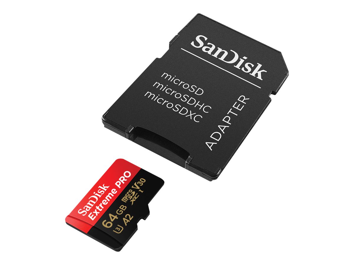 Tarjeta de memoria flash 64 GB SanDisk Extreme Pro