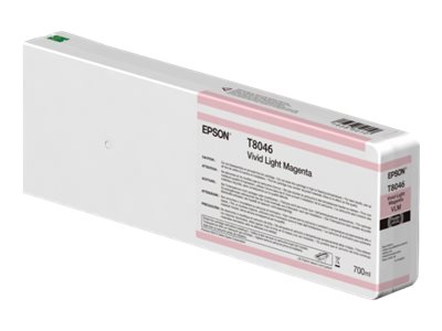 Cartucho de tinta Epson T8046 700 ml magenta vivido suave