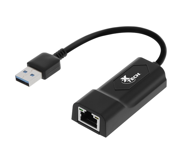 Adaptador de Red USB 3.0 a RJ-45 Xtech XTC-373 Negro