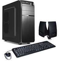 Gabinete combo con Parlantes Teclado Mouse A4Tech TP-701