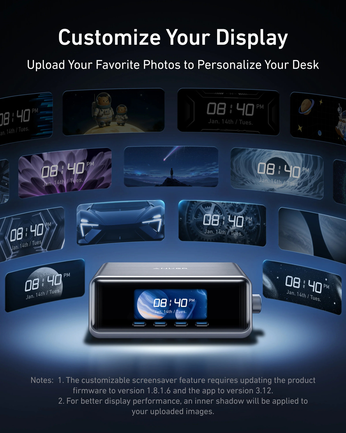 Cargador ULTRA Rapido Anker Prime de 250W 6 puertos GaNPrime