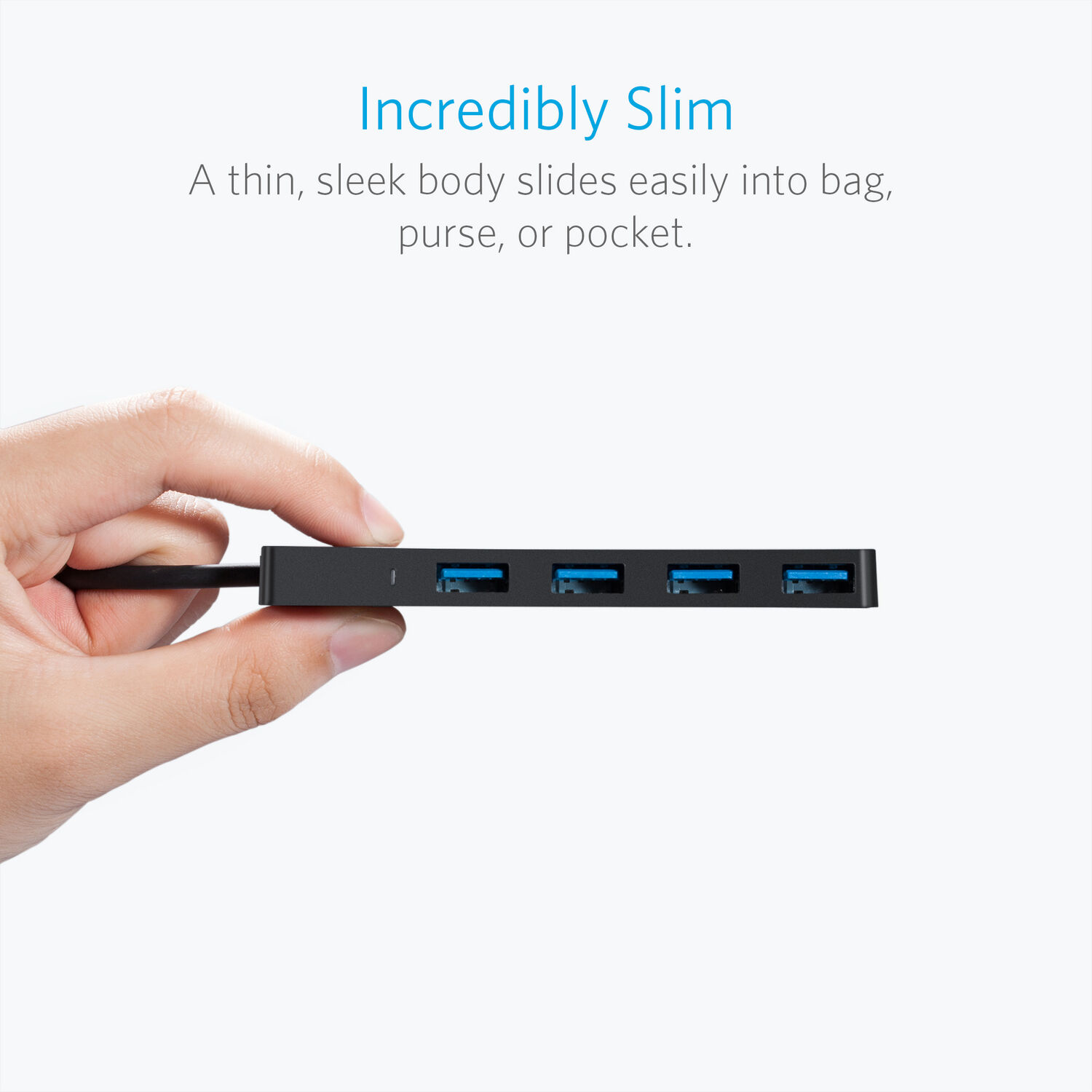 Hub de 4 puertos USB 3.0 Anker Ultra Slim