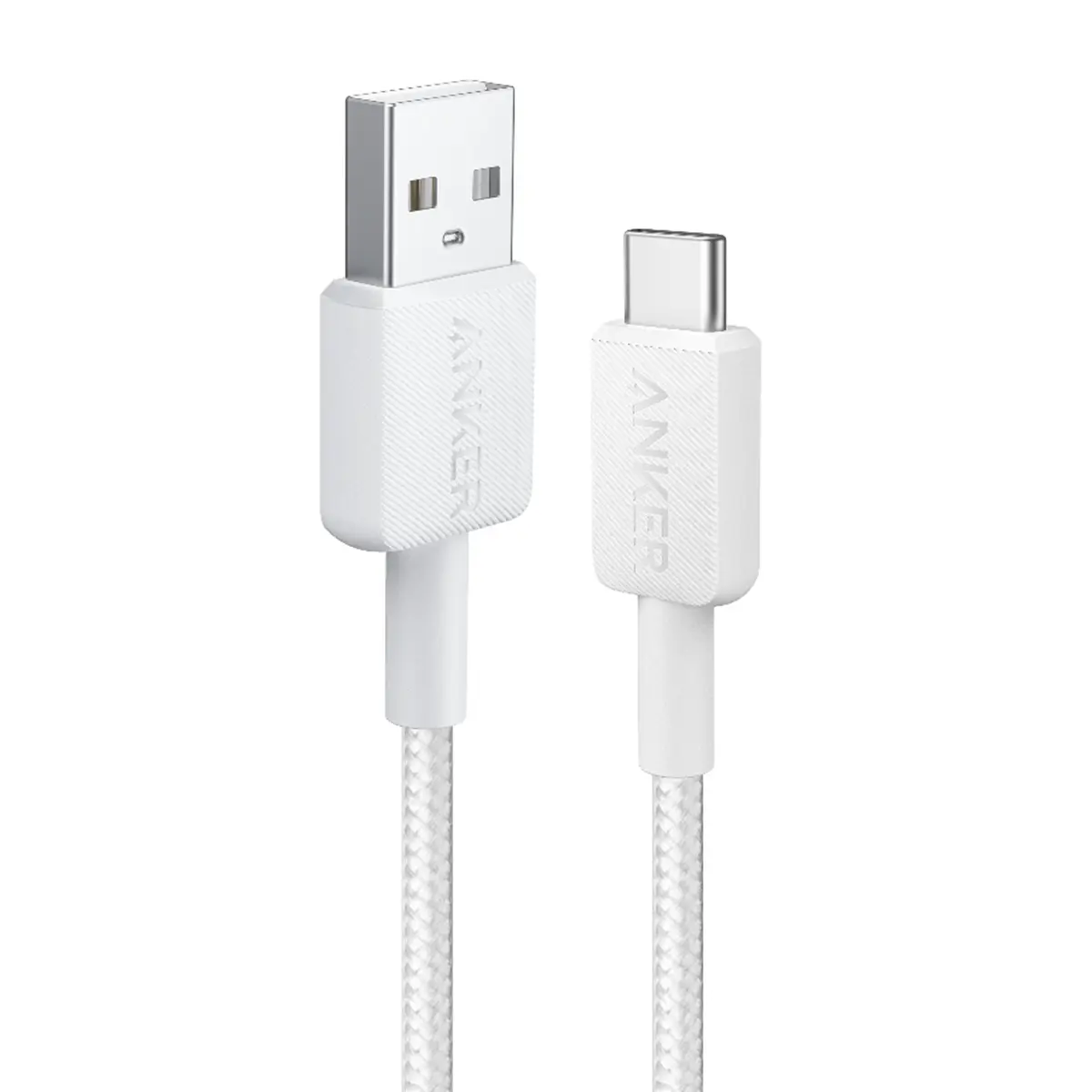 Cable USB-A a USB-C trenzado Anker 322 91cm blanco
