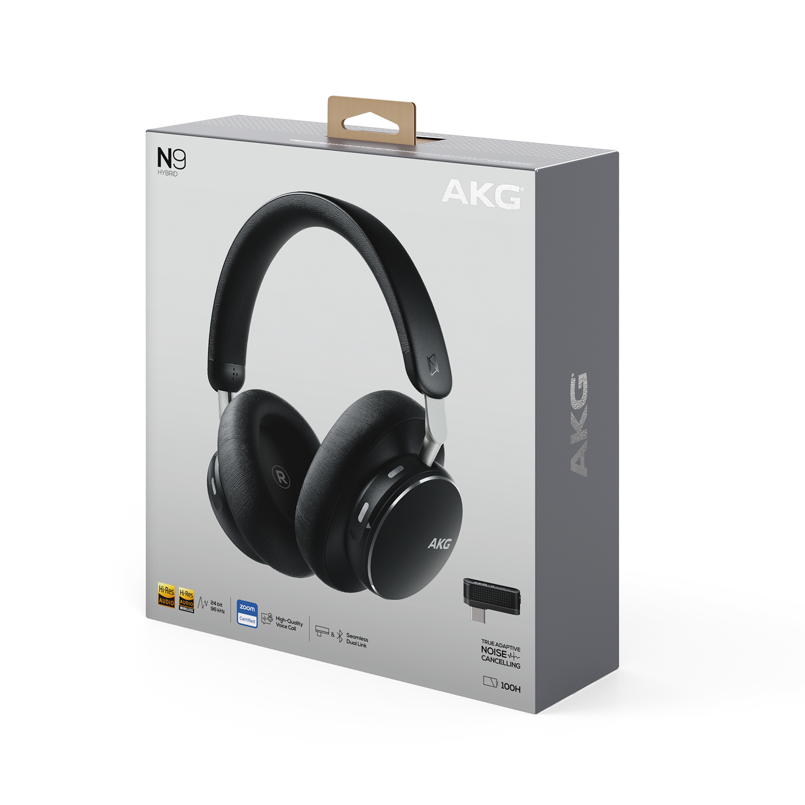 Auriculares AKG N9 Hybrid Hi-Res ANC Bluetooth Negro