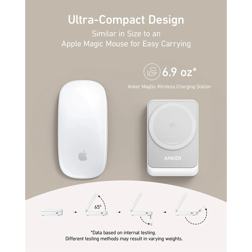 Cargador inalambrico 3 en 1 Anker B2557321 15W apple Blanco