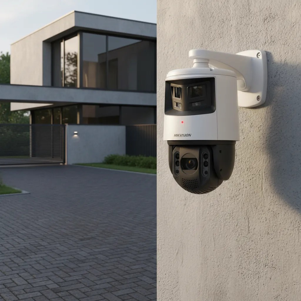 Camara PTZ Hikvision TandemVu 6MP+4MP 32X AcuSense IR 200m