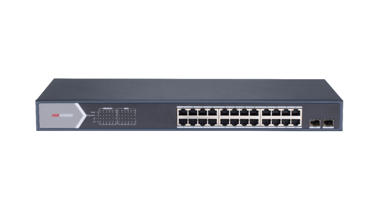 Switch Hikvision 24 Puertos POE Gigabit DS-3E0526P-E/MO