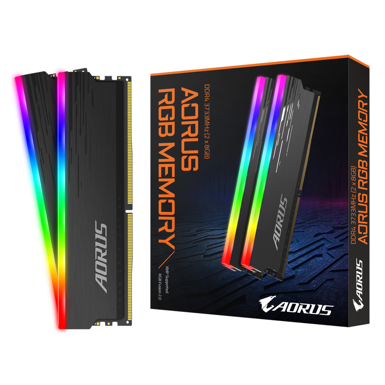 Memoria RAM DDR4 3733 16GB(2x8GB) Aorus GP-ARS16G37