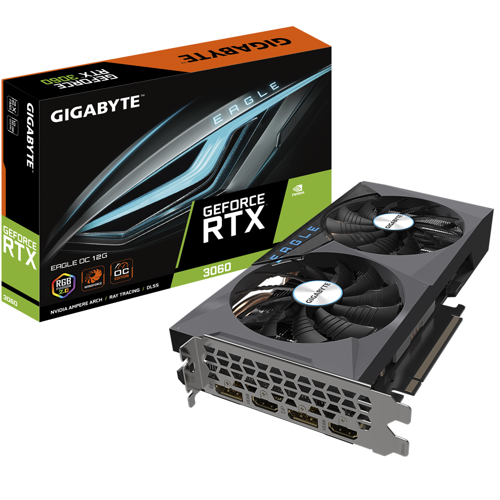 Tarjeta grafica Gigabyte RTX 3060 Eagle OC 12G