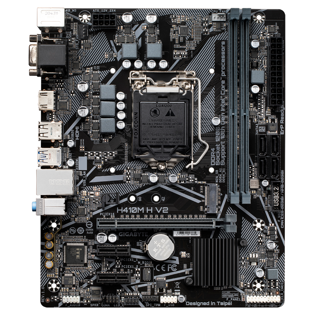 Motherboard Gigabyte H410M H V2 LGA1200