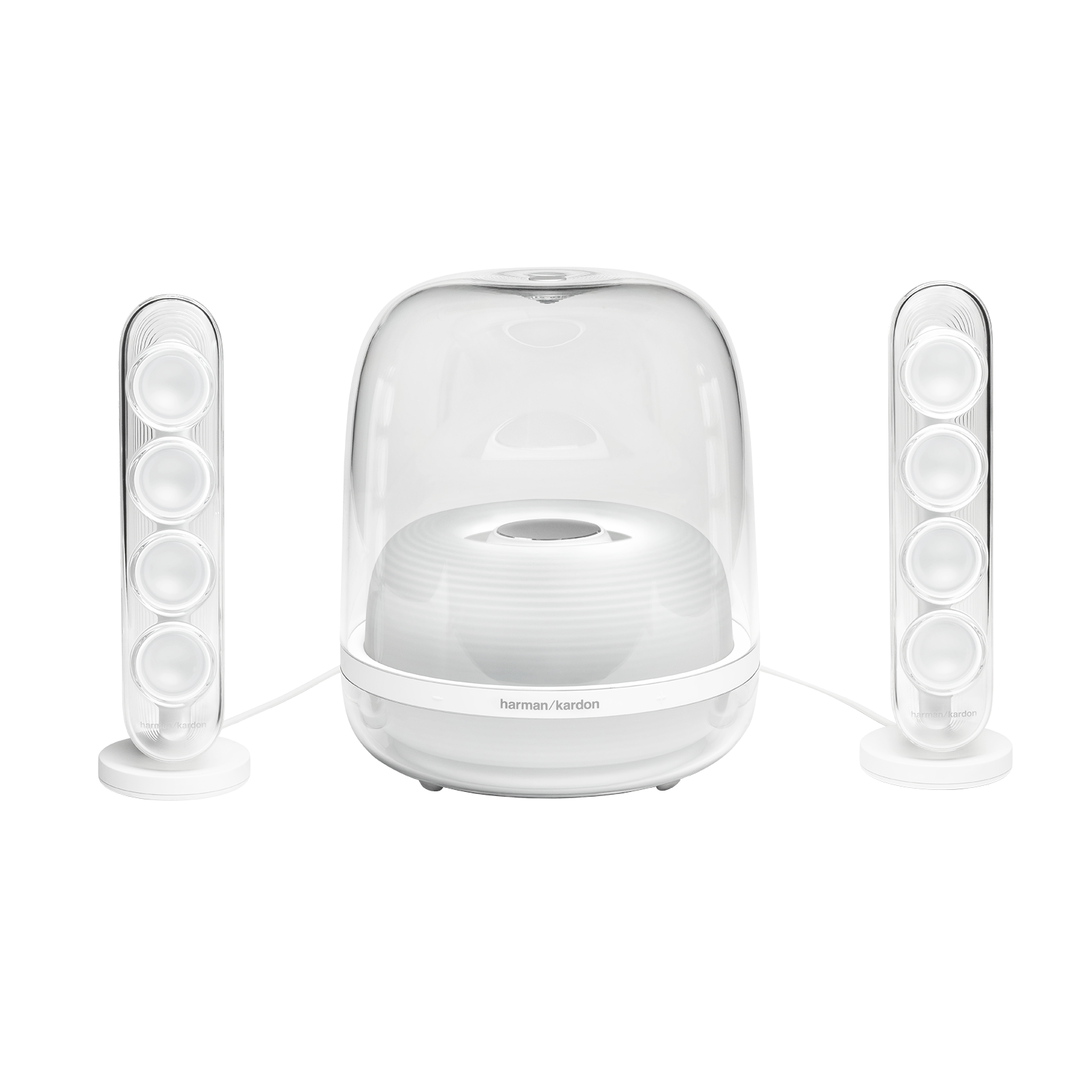 Parlantes Harman Kardon SoundSticks 4 Bluetooth 140W Blanco