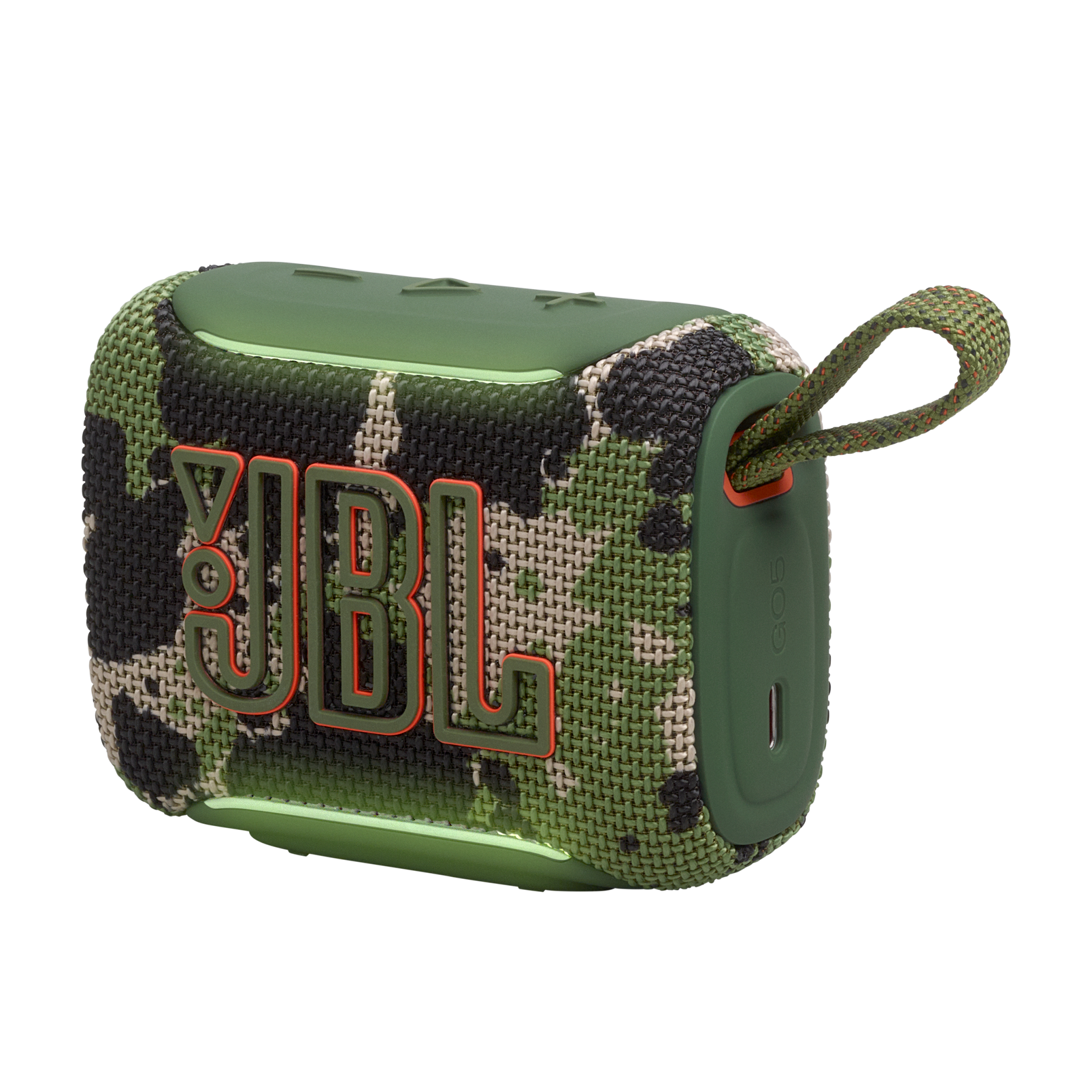 Parlante JBL Go 5 Bluetooth IP68 10Hs USB-C camuflado