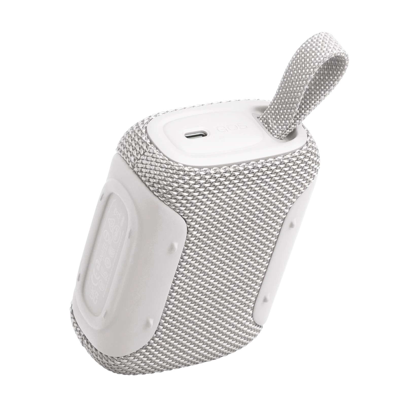Parlante JBL Go 5 Bluetooth IP68 10Hs USB-C Blanco