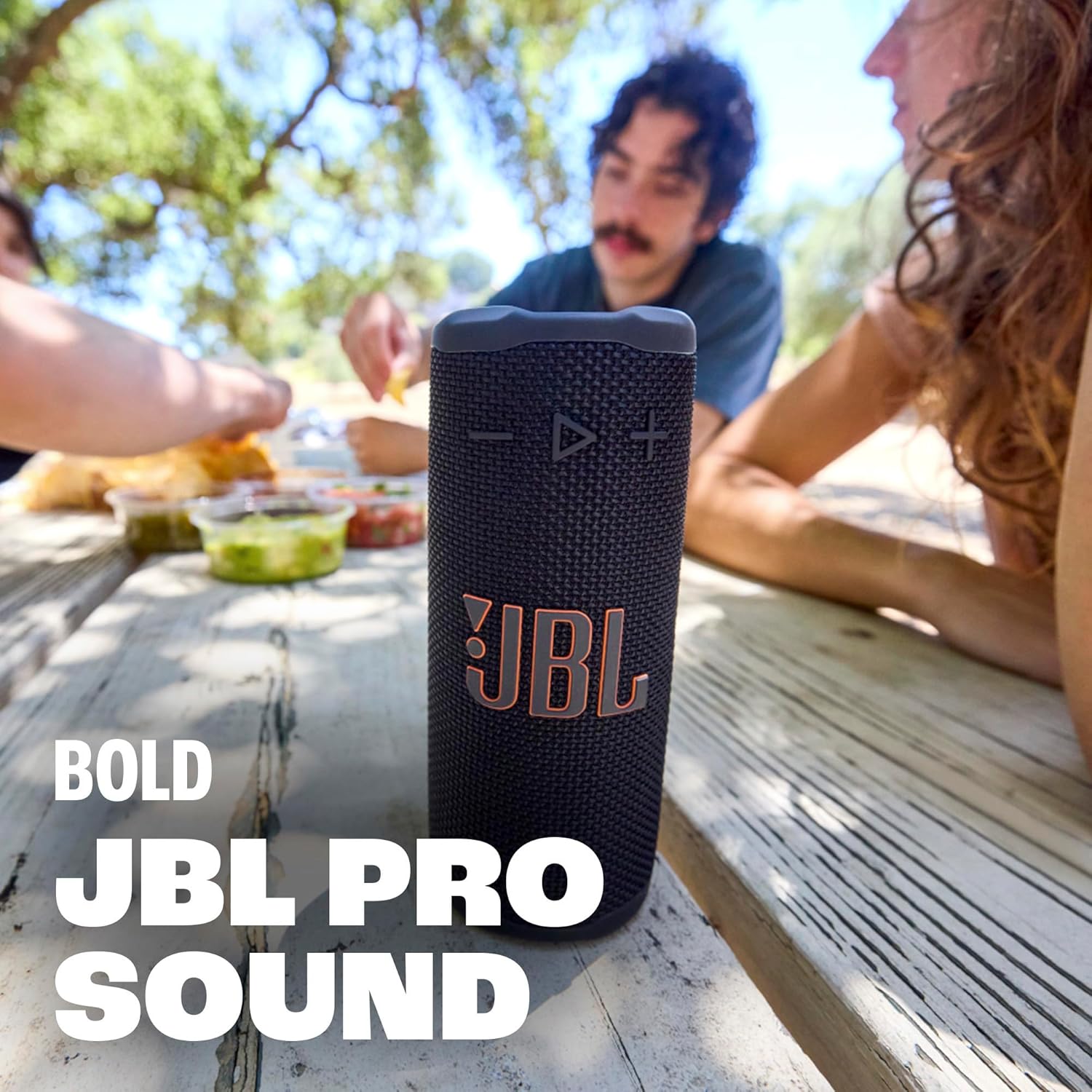 Parlante JBL Grip Bluetooth IP68 14Hs Auracast Amarillo