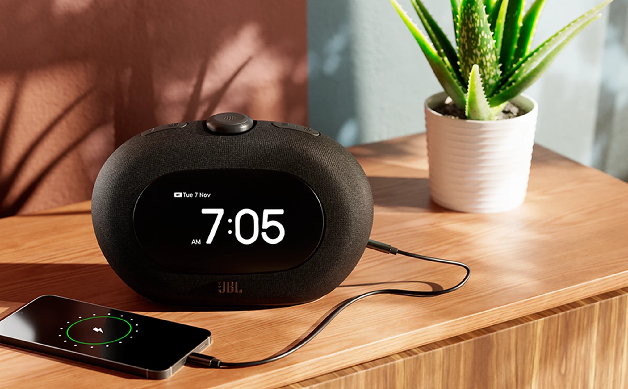 Radio Despertador JBL Horizon 3 Bluetooth FM USB-C Negro