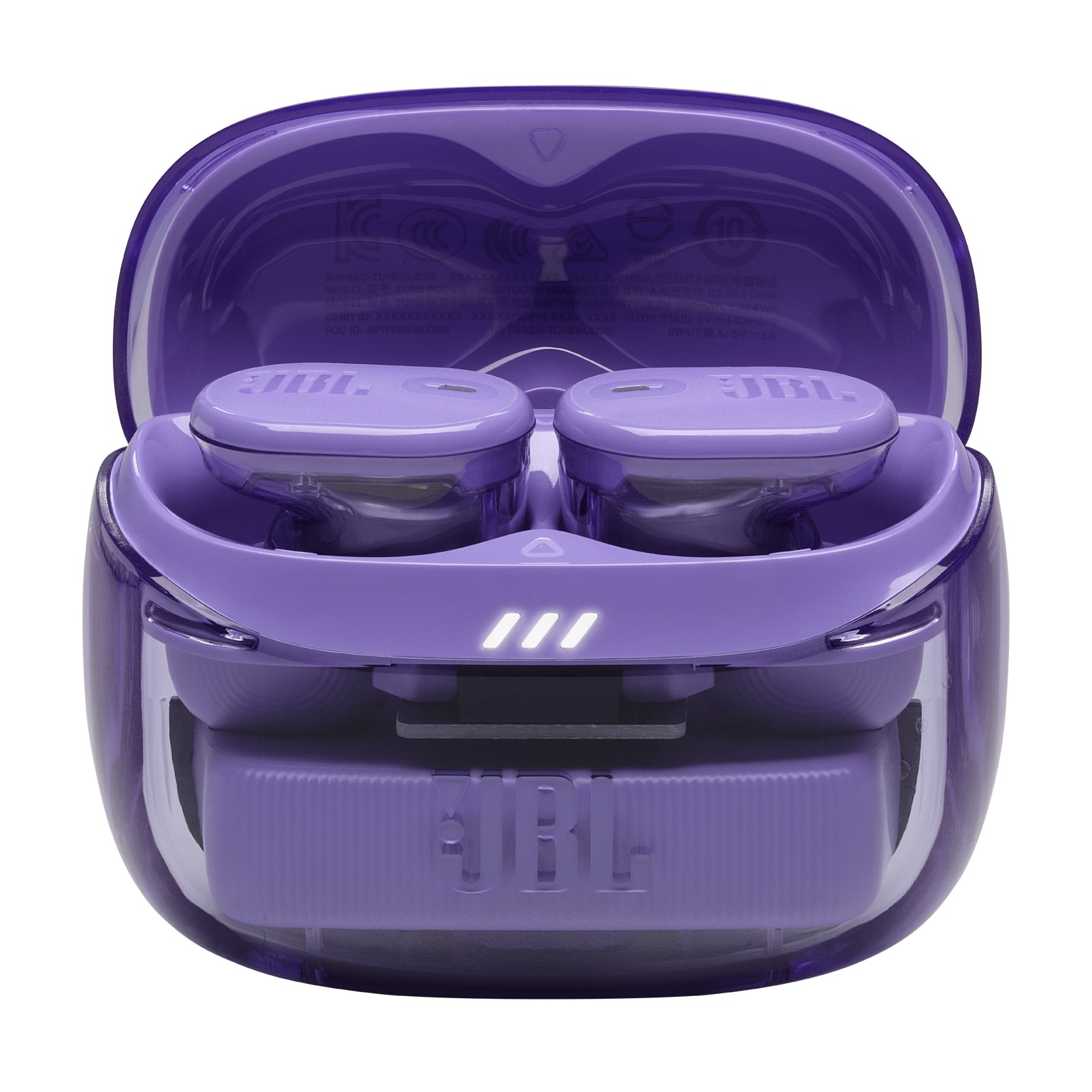 Auriculares JBL Tune Buds 2 Ghost TWS ANC Violeta