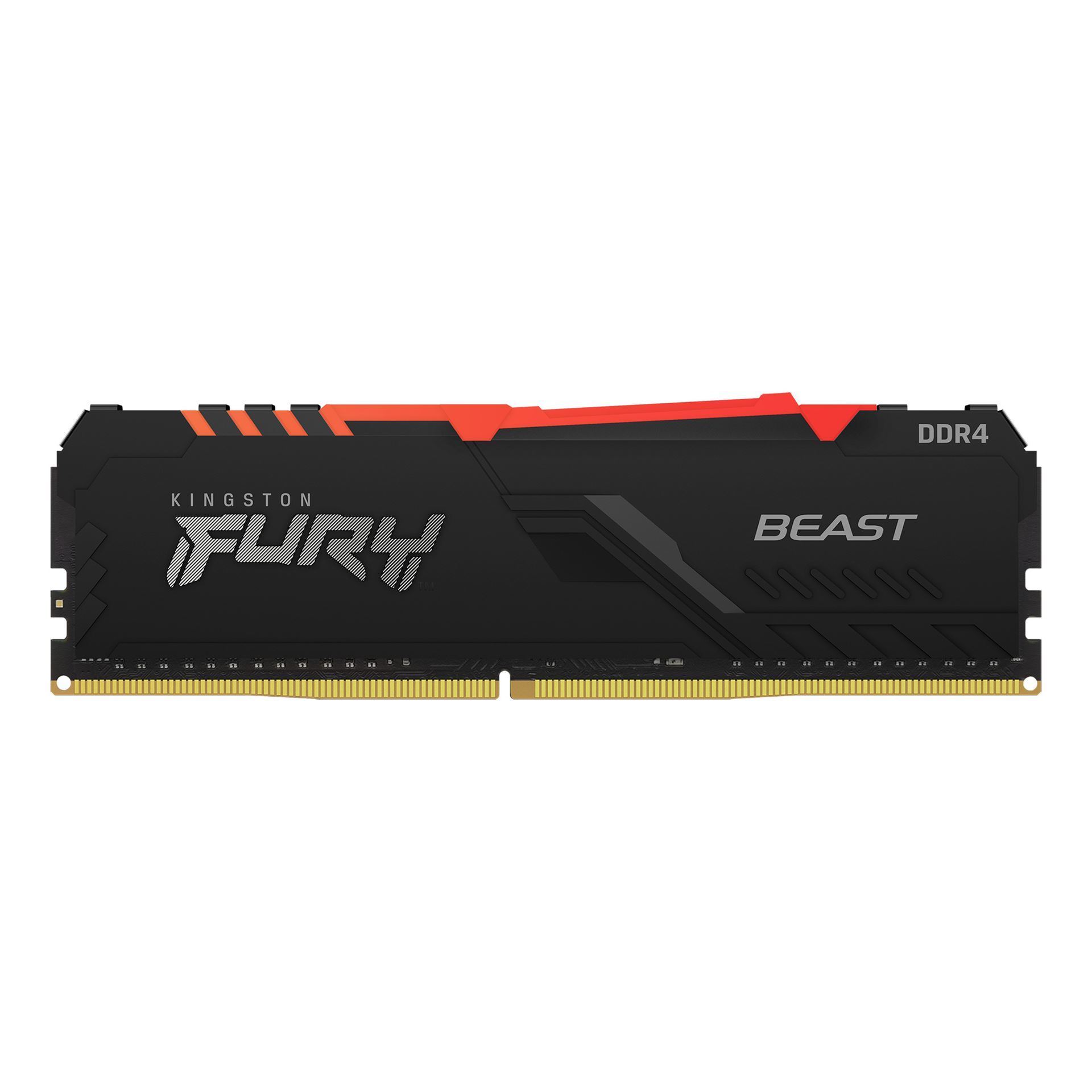MEMORIA RAM DDR4 3200 16GB Kingston FURY Beast RGB Cl16