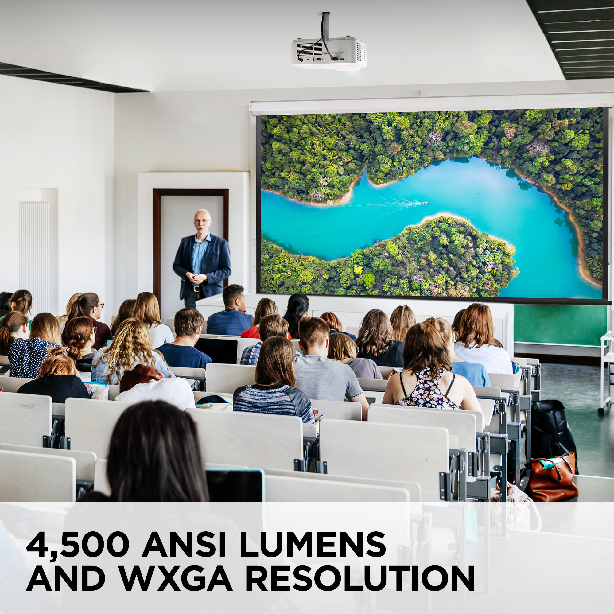 Proyector laser Viewsonic LS630W 4500 ANSI Lumens WXGA