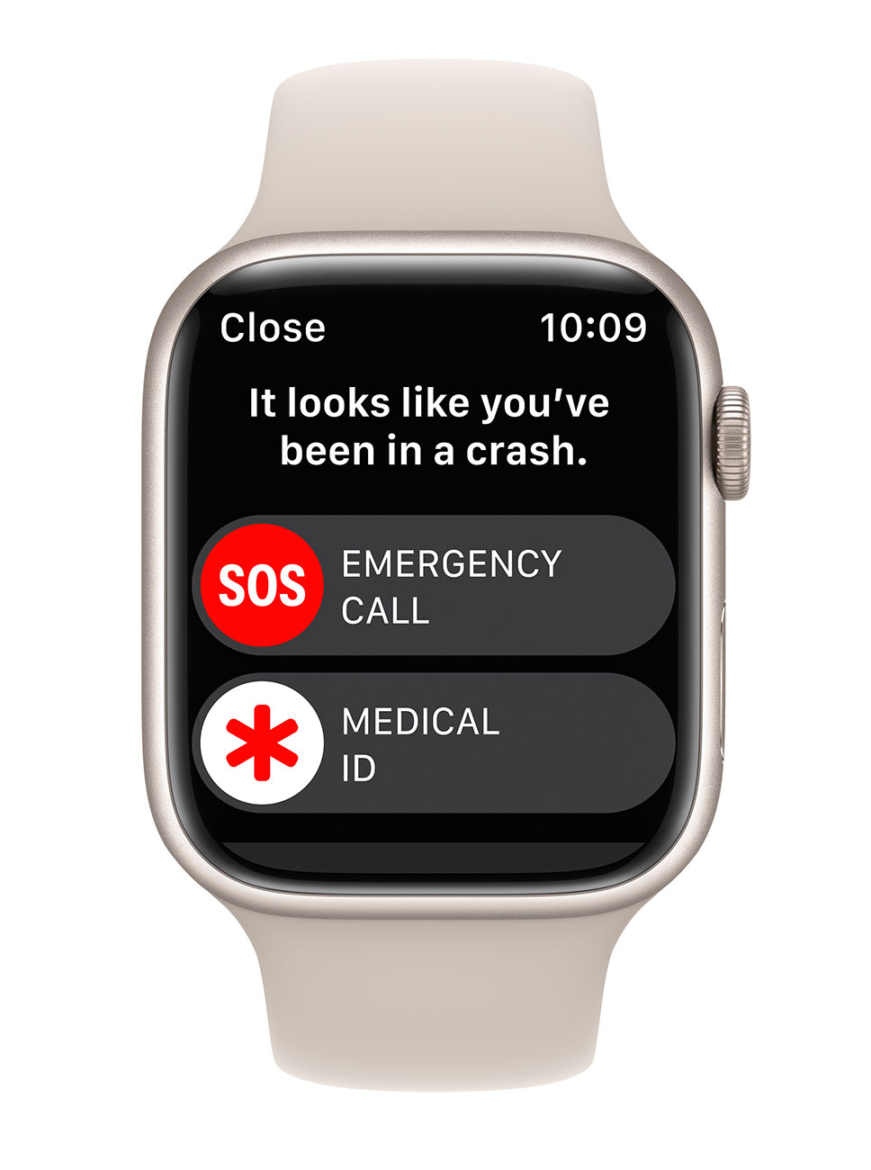 Apple Watch Series 8 (GPS) 45 mm Starlight Aluminum