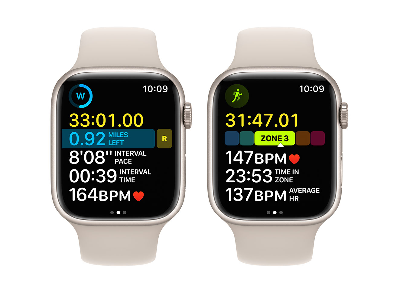 Apple Watch Series 8 (GPS) 45 mm Starlight Aluminum