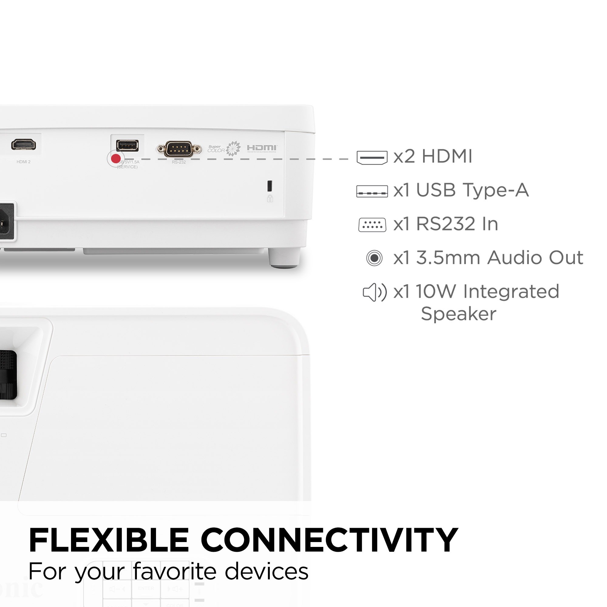 Proyector ViewSonic PX700HDH 1080p 3700 ANSI 120Hz Full HD