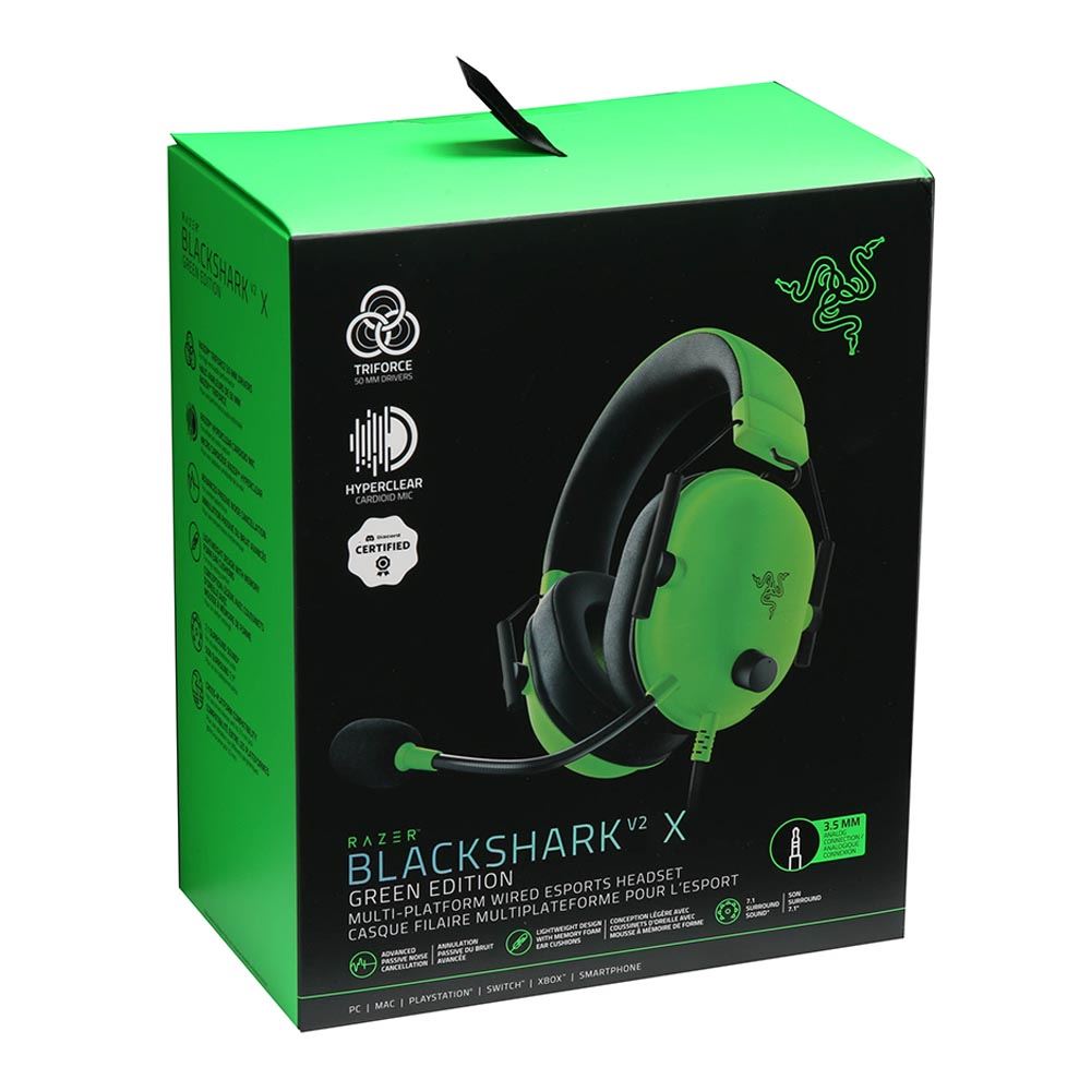 Auriculares Razer BlackShark V2 X Green