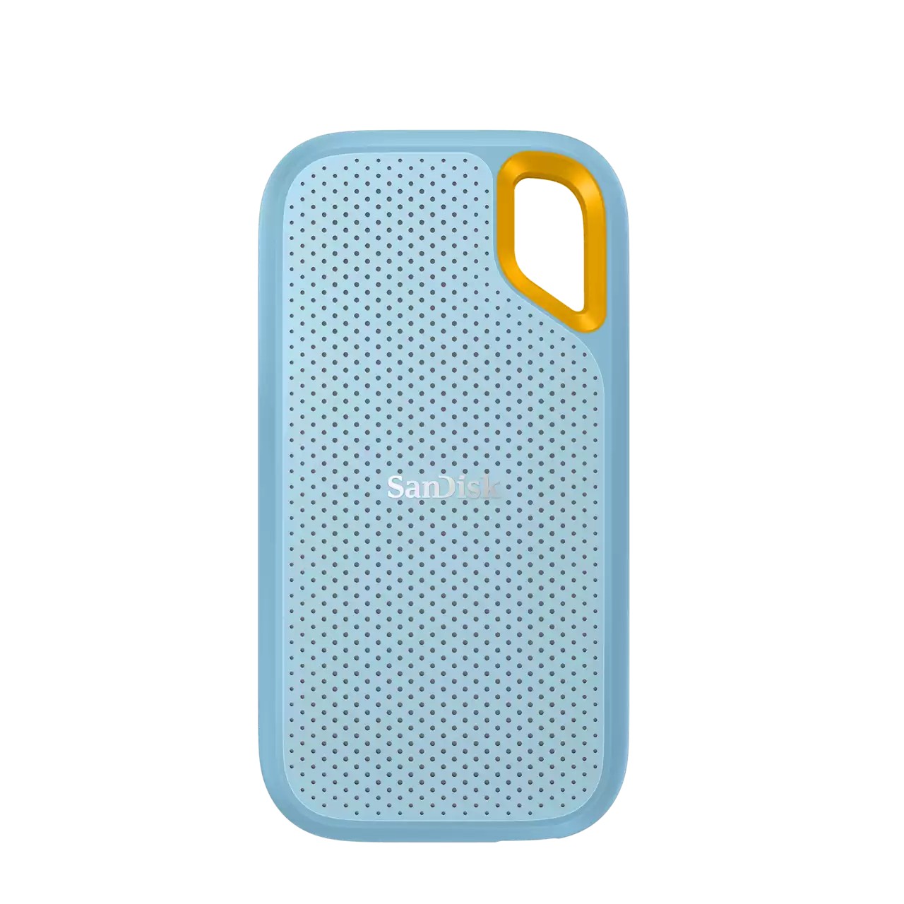 Disco ssd portatil de 2tb SanDisk Extreme V2 cifrado celeste