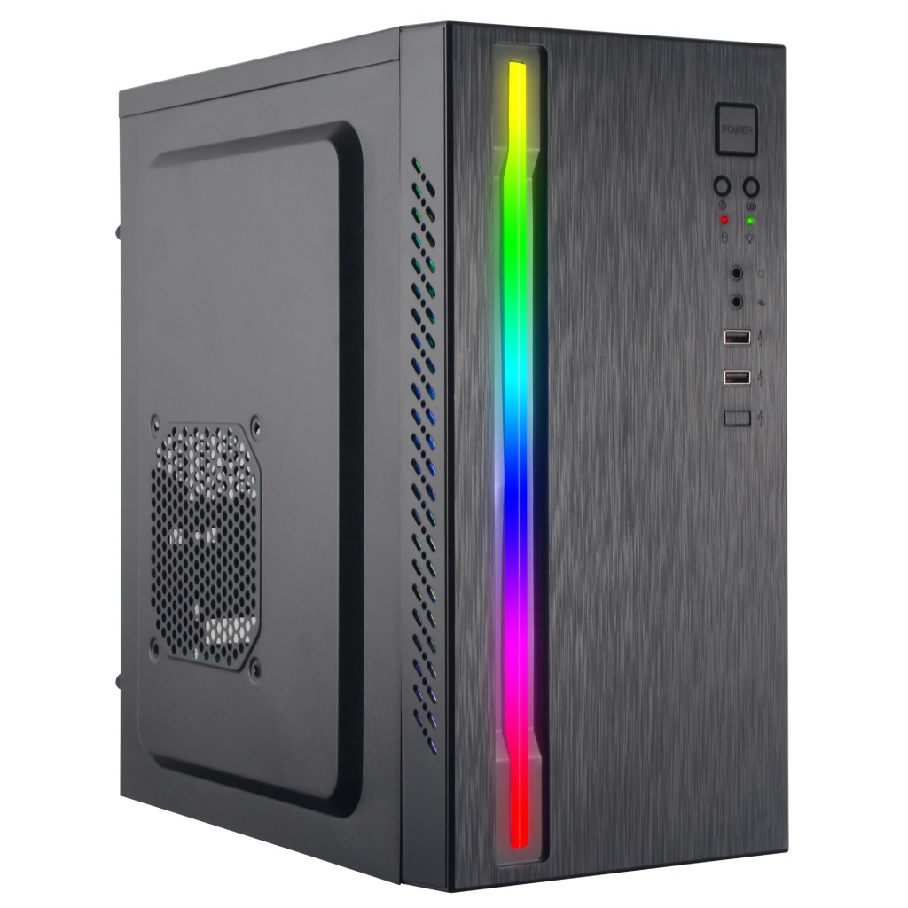 Gabinete Gamer Shot Gaming FA-5018 RGB Negro