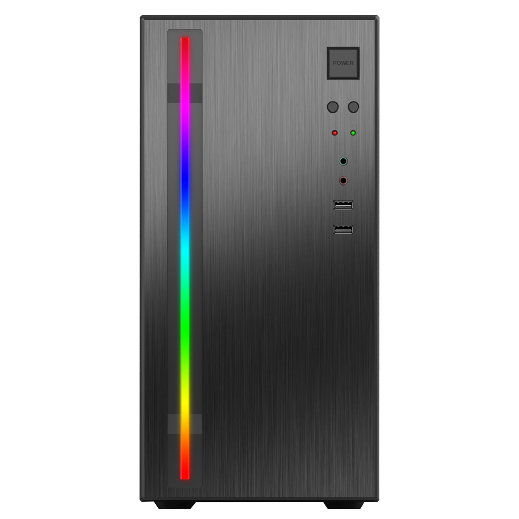 Gabinete Gamer Shot Gaming FA-5018 RGB Negro