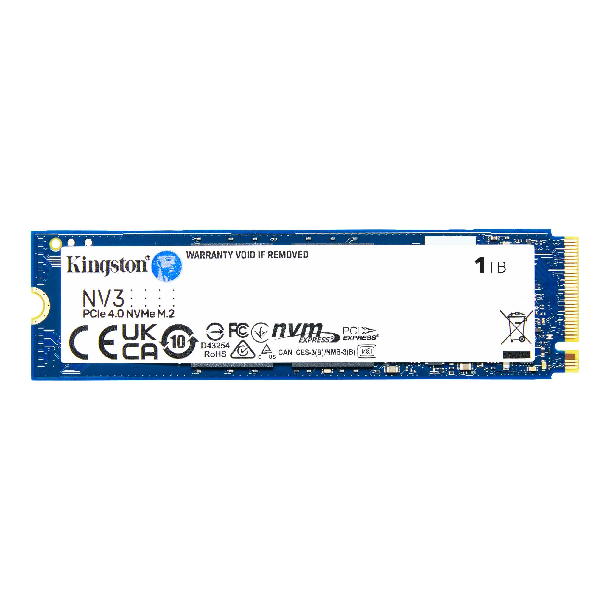 SSD Kingston NV3 1TB NVMe PCIe 4.0 M.2 2280 6000MB/s