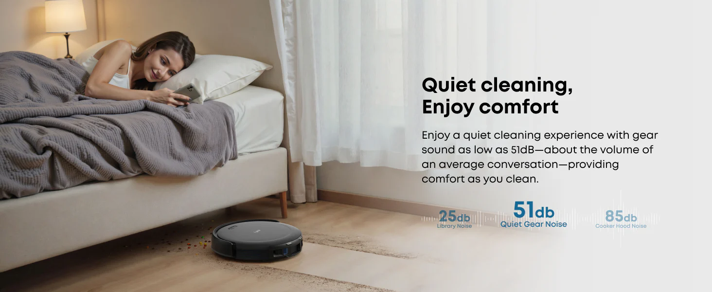 Robot Aspiradora Smart Eufy C10 con Base de Autovaciado