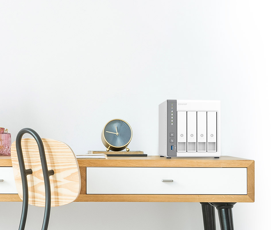 Servidor NAS QNAP TS-433 4 compartimentos