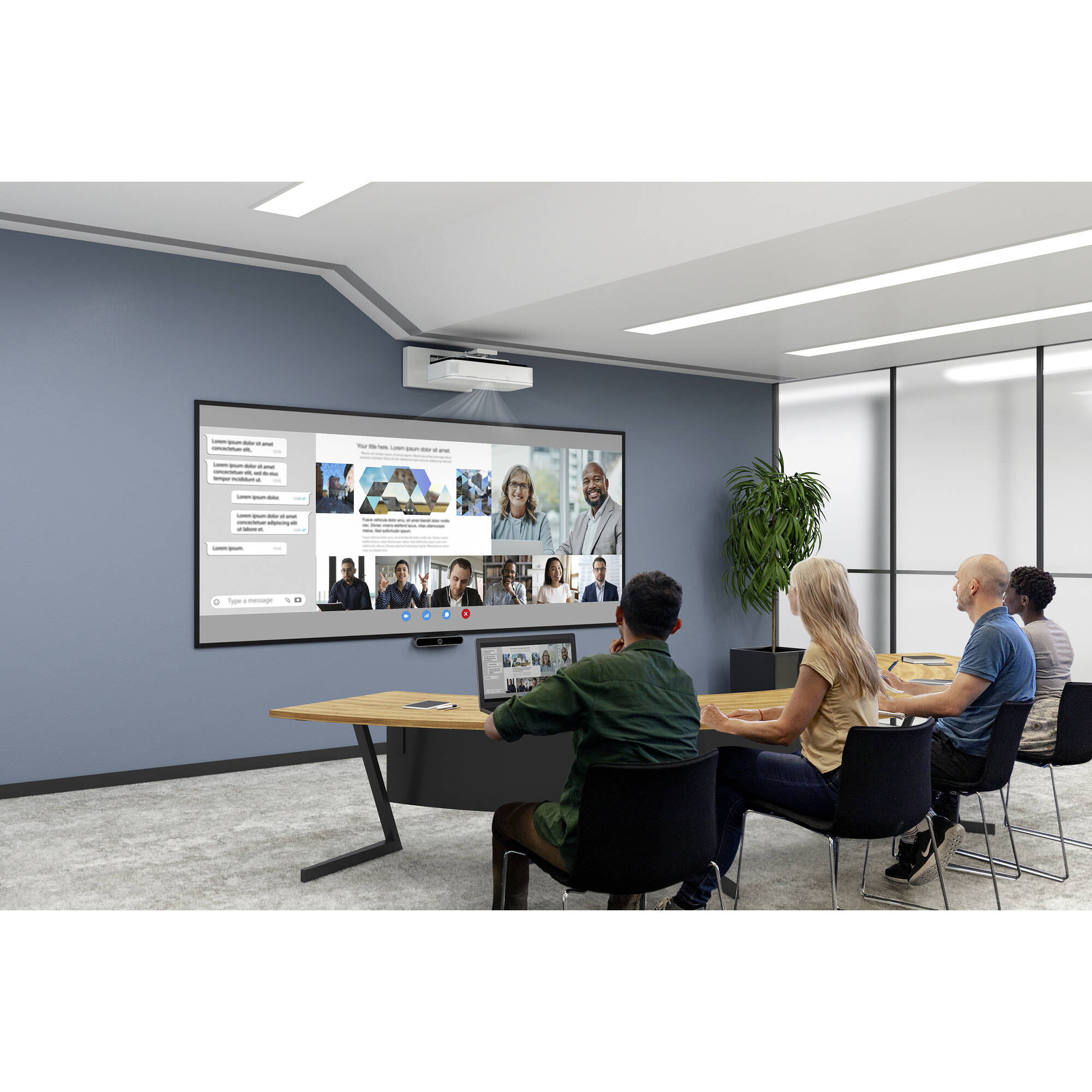 Proyector Epson PowerLite 810E Laser 4K Ultra Corto 5000 lm