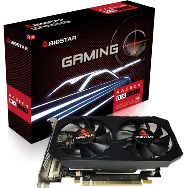 Tarjeta Grafica Biostar RX560 XT EVO DUAL COOLING