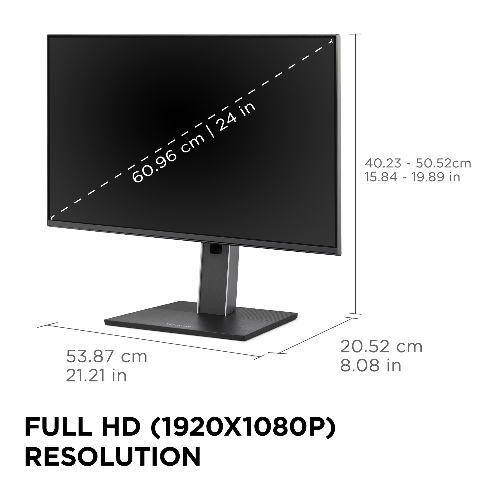 Monitor ViewSonic VG2458 24” IPS Full HD USB-C 100Hz