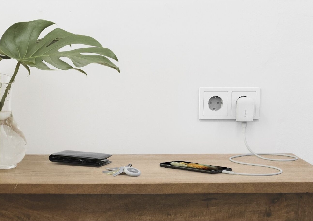 Cargador de Pared USB-C de 30 W Belkin Tecnologia PPS