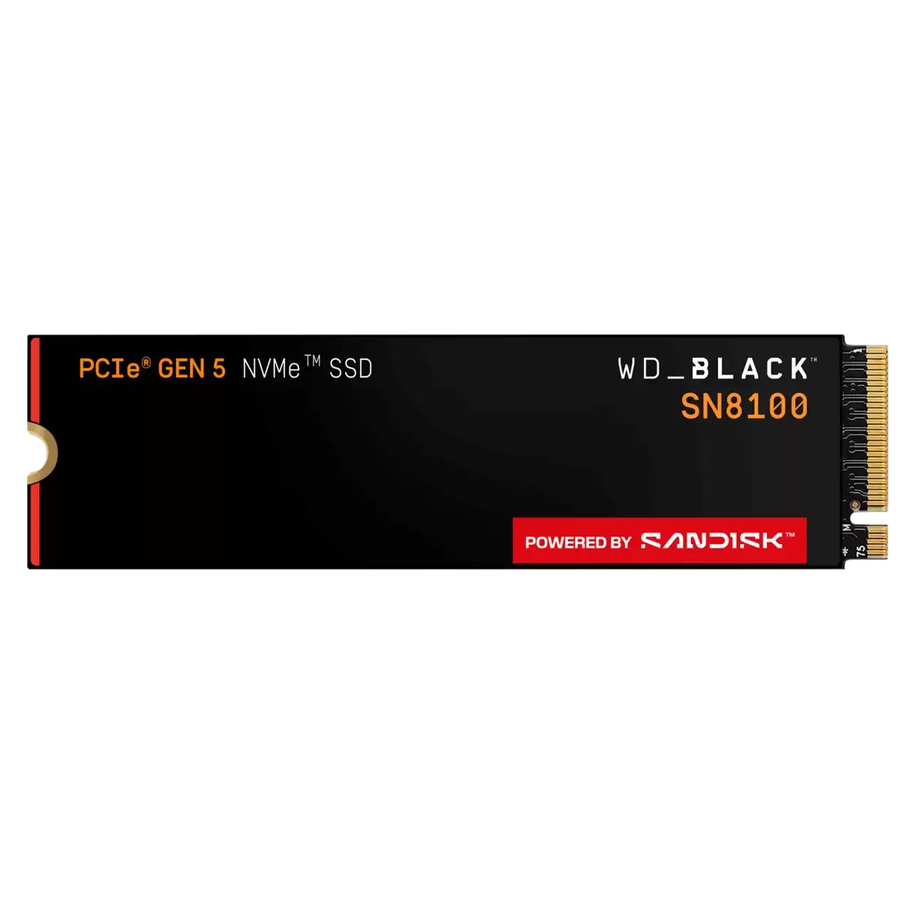 SSD NVMe PCIe Gen5 M.2 2280 2TB Western Digital Black SN8100