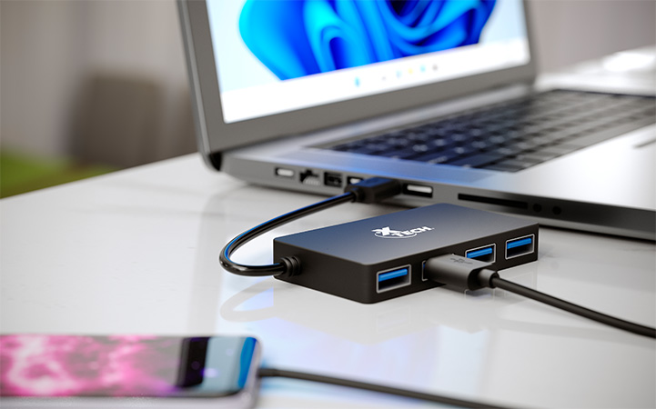 Hub de 7 puertos Xtech XTC-391 USB 3.0