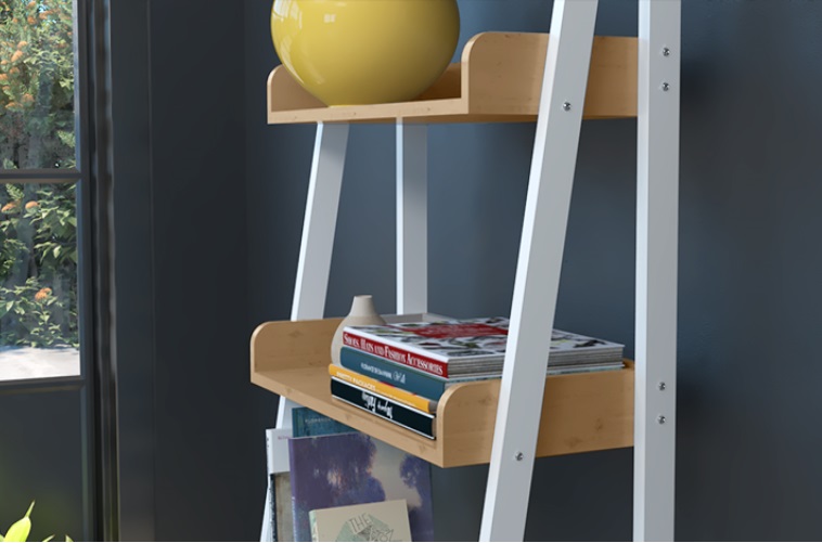 Estante Librería escalonado de 5 repisas Xtech XTF-BS251