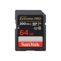 Tarjeta de memoria SanDisk Extreme Pro flash 64GB SDXC UHS-I