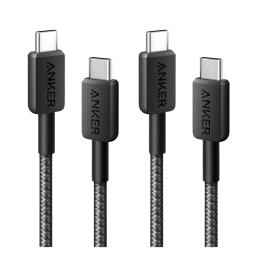 Cable de carga rapida Anker 322 USB-C a USB-C de 1,8 m Negro
