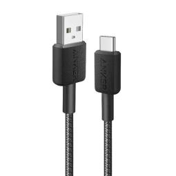 Cable USB-A a USB-C trenzado Anker 322 91cm negro