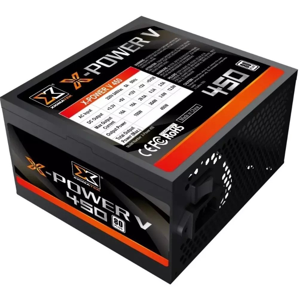 FUENTE DE PODER XIGMATEK X-POWER 450W 80 PLUS