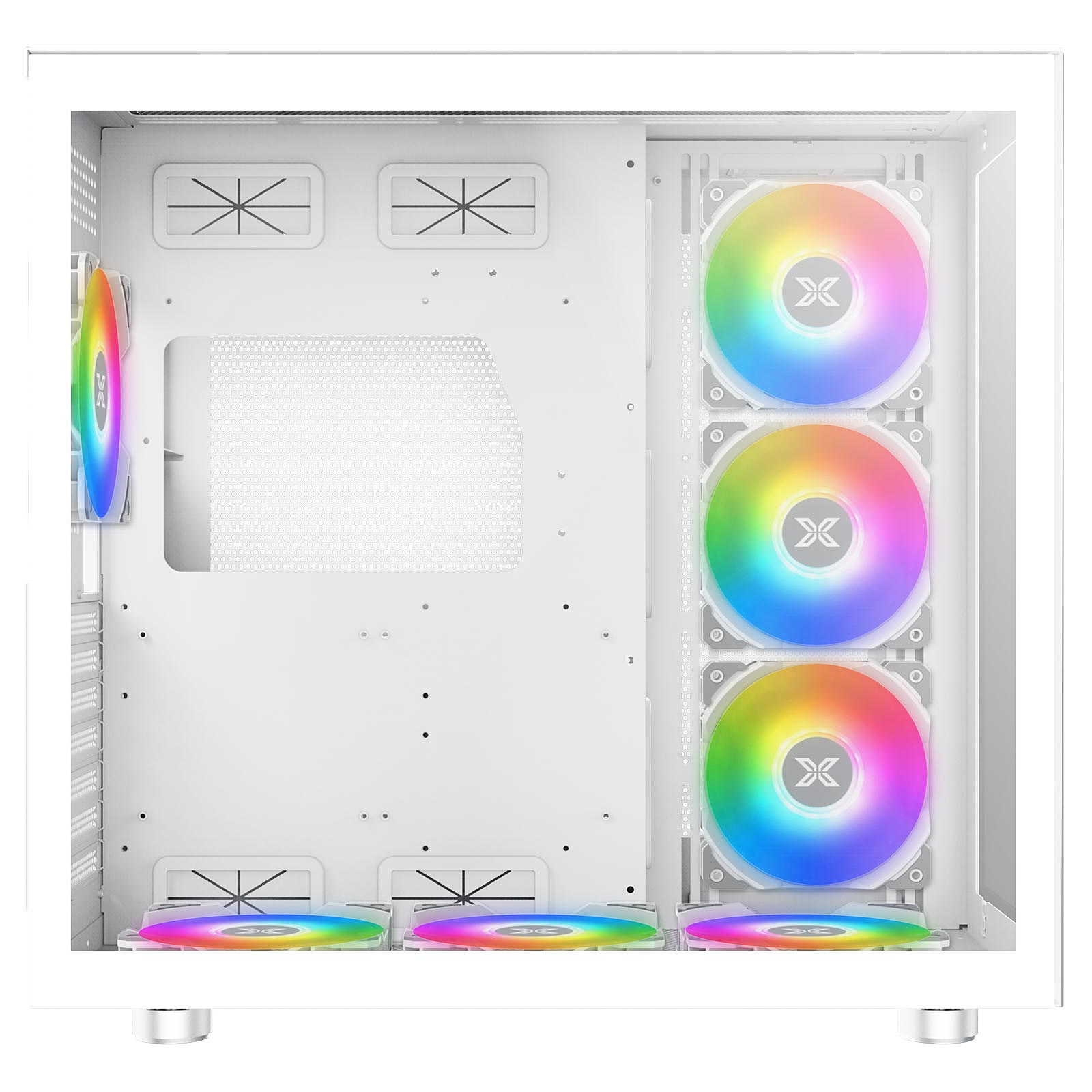 GABINETE AQUARIUS PRO ARCTIC WHITE CON USB-C