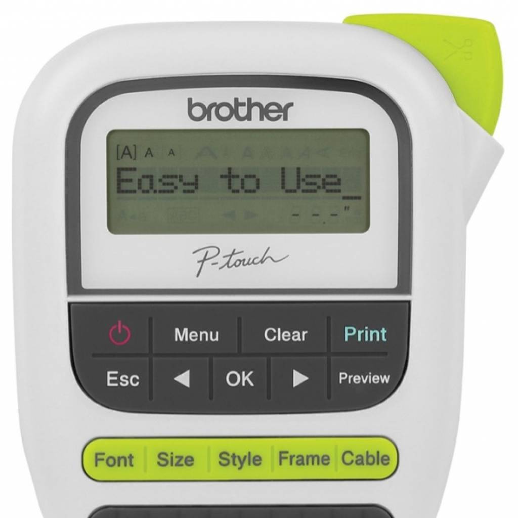 Rotuladora de Etiquetas Portátil Brother PT-H110 Blanco