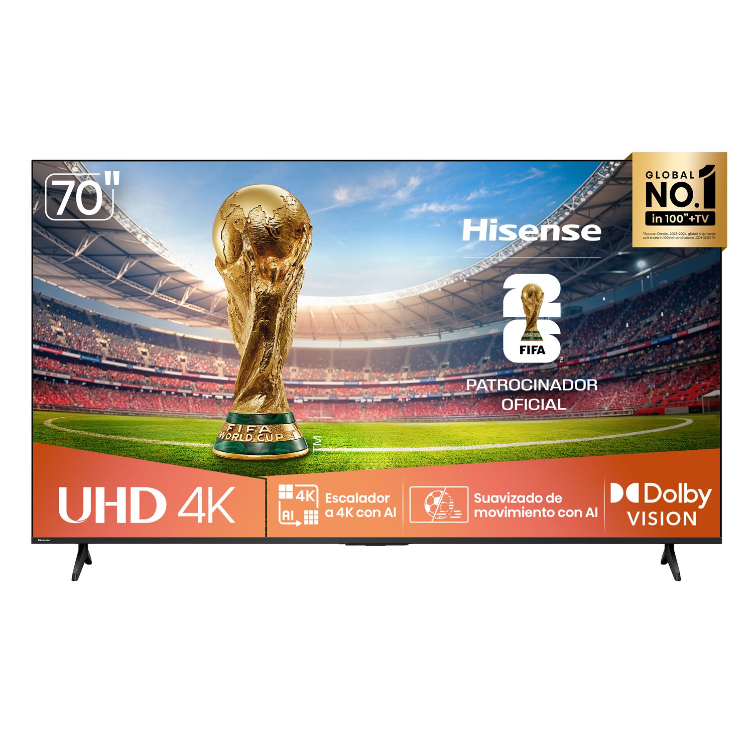 TELEVISOR HISENSE SMART TV UHD 4K 70 Dolby Vision
