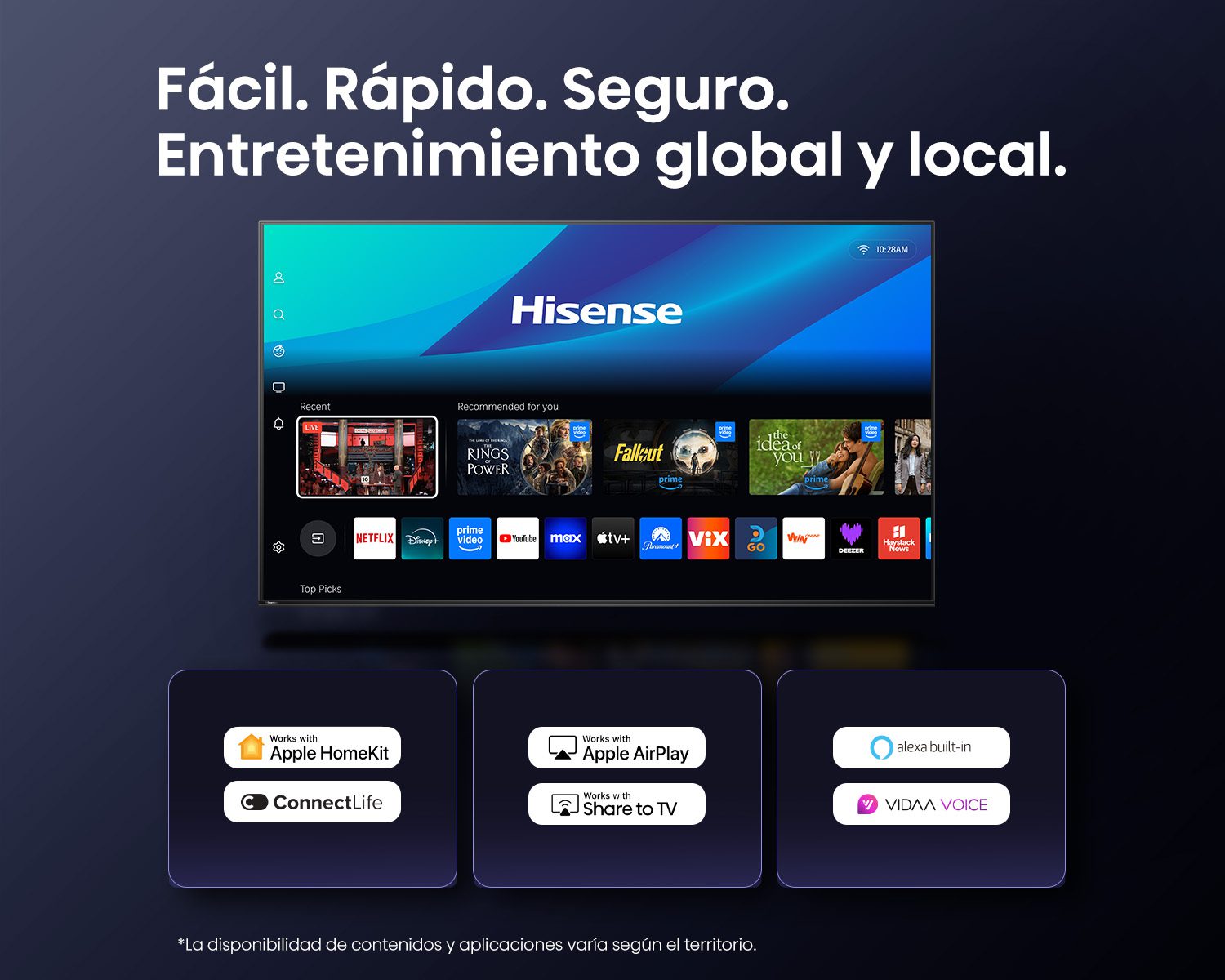 TELEVISOR HISENSE SMART TV UHD 4K 70 Dolby Vision