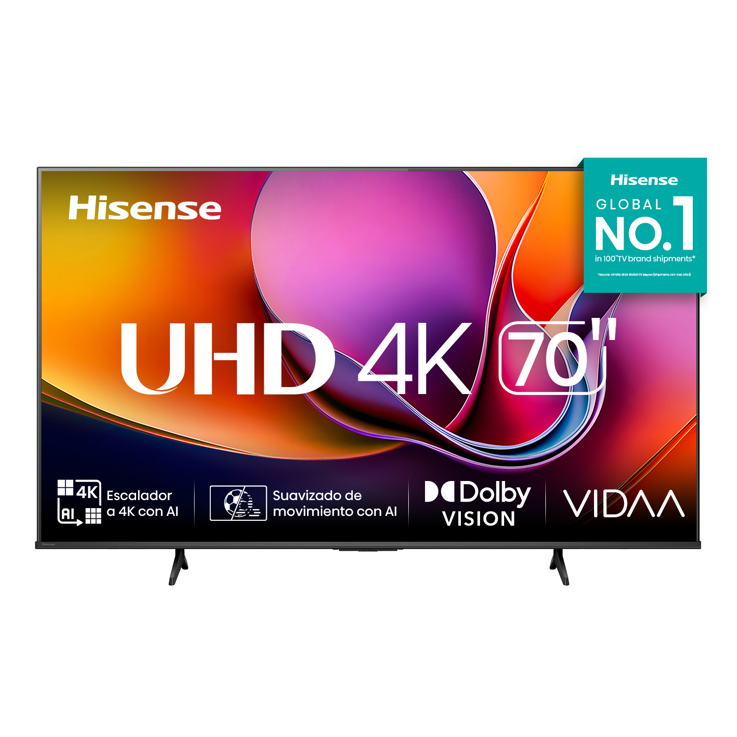 TELEVISOR HISENSE SMART TV UHD 4K 70 Dolby Vision